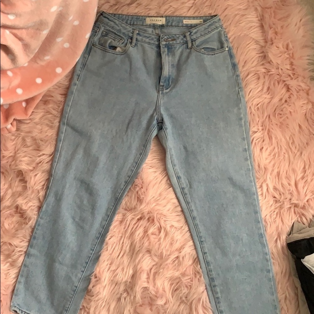 PAC SUN blue mom jeans size 28 in women’s